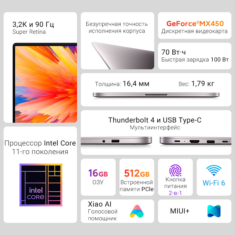 Ноутбук Xiaomi RedmiBook 15" Pro