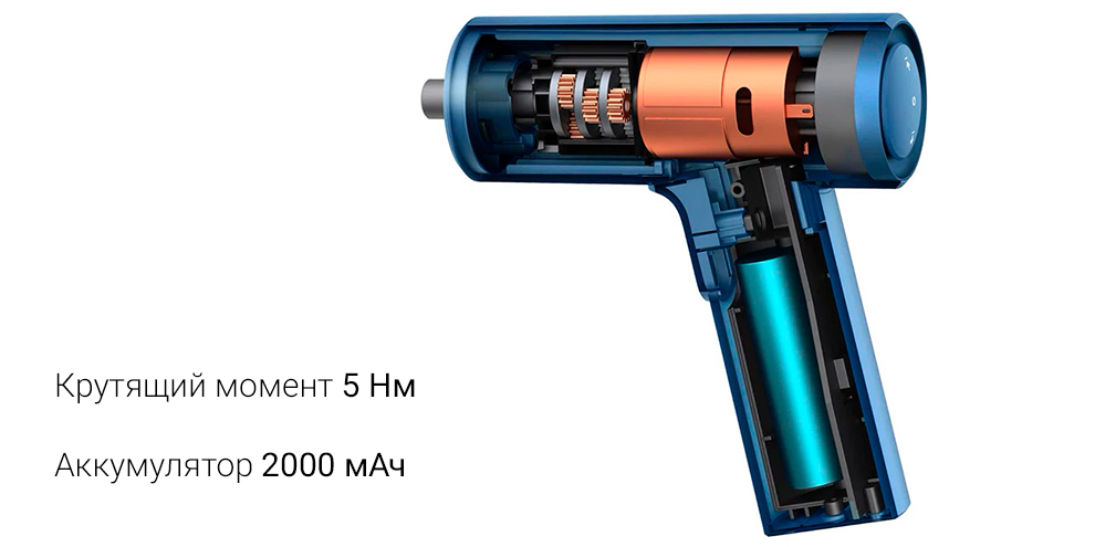 Электрическая отвертка Xiaomi HOTO Electric Screwdriver Gun (QWLSD008)