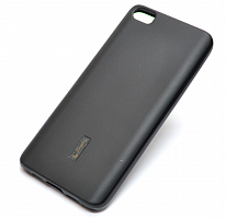 Каучуковый чехол Cherry Black для Redmi Note 5A (Черный) — фото