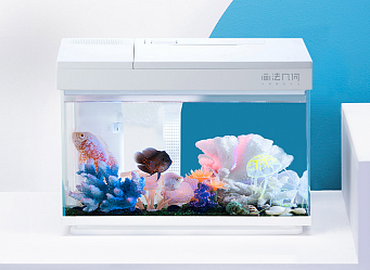 Xiaomi представила настоящую аква-ферму: самый неприхотливый аквариум AI Modular Aquarium